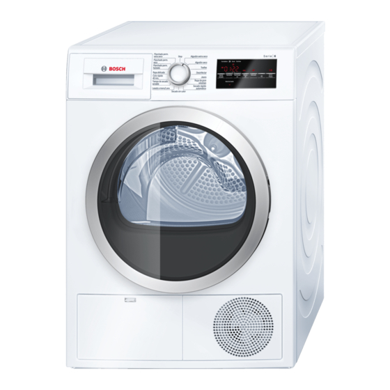 Bosch WTG86402PE Instrucciones De Instalacion Y Uso