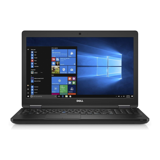 Dell Precision 3520 Manual Del Propietário