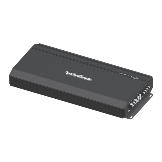 Rockford Fosgate PRIME R500-1 Instalación Y Funcionamiento