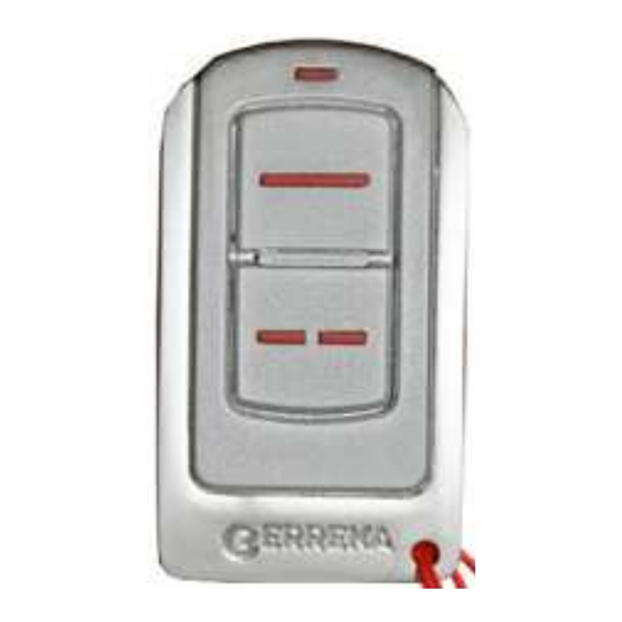 Erreka IRIS 433 MHZ Manual De Instrucciones