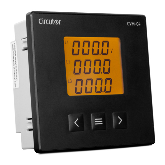 Circutor CVM-C4 Manuales