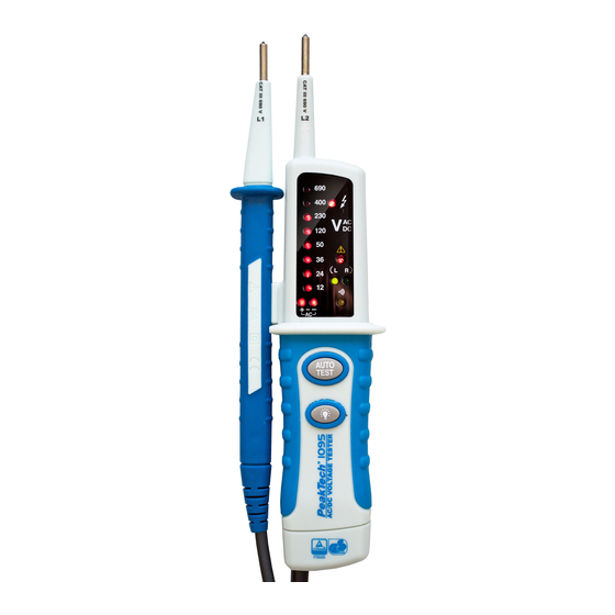 PeakTech 1090 Manual De Instrucciones
