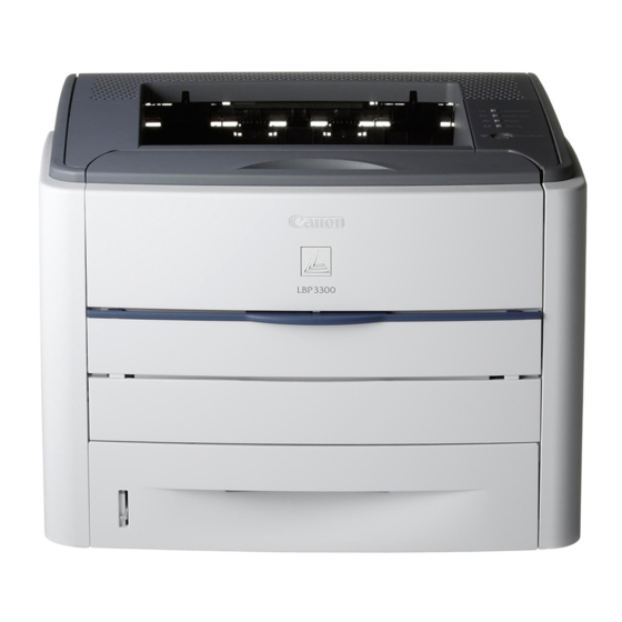 Canon LASER SHOT LBP3300 Guia Del Usuario