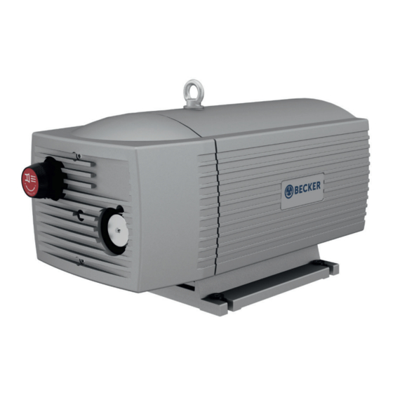 Becker VT 4.16 Instrucciones Para El Manejo