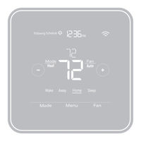 Honeywell Home RCHT8610WF Guía De Instalación Rápida