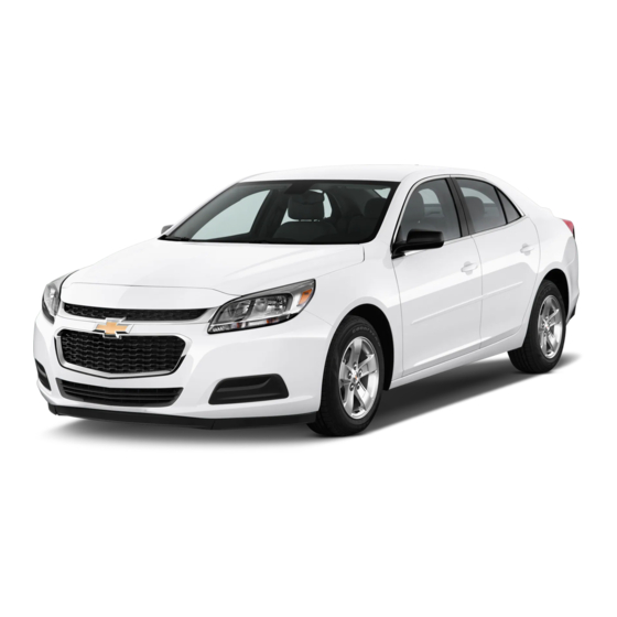 Chevrolet Malibu 2014 Manuales