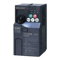 Mitsubishi Electric MELCSA E700 Guía De Inicio Rapido Y Codigos De Error