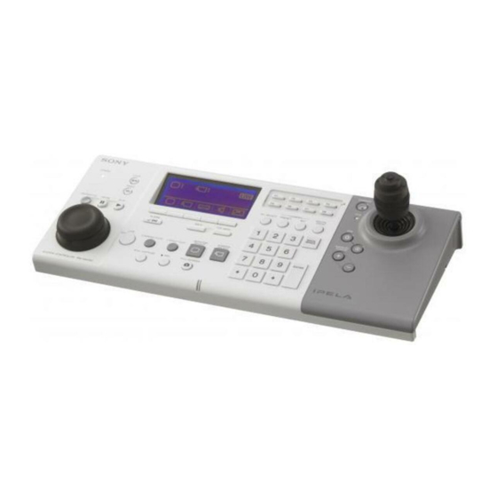 Sony IPELA RM-NS1000 Guía De Inicio