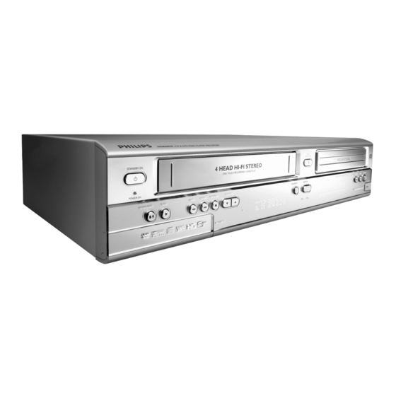 Philips DVDR600VR/37X Manuales