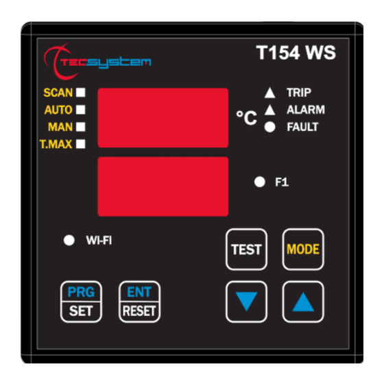 TECSYSTEM T154 WS Manual De Instrucciones