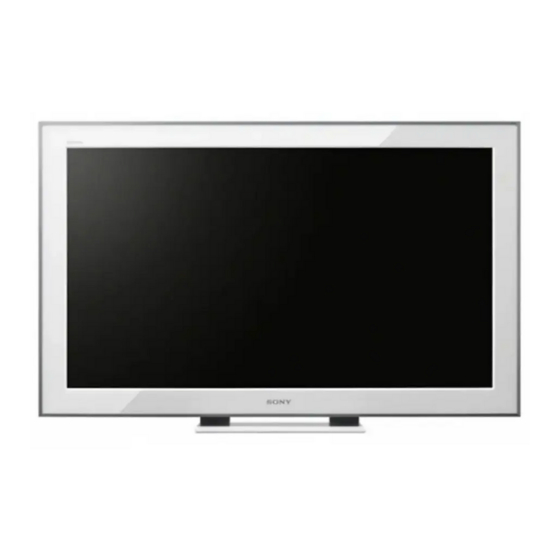 Sony Bravia KDL-52EX1 Manual De Instrucciones
