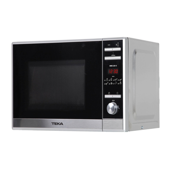 Teka MWE 225 G Manual De Instrucciones
