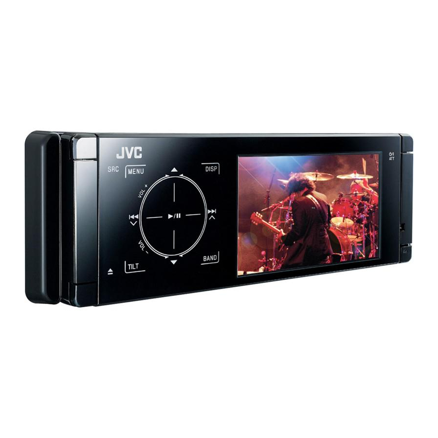 JVC KD-AVX40 Manual De Instrucciones