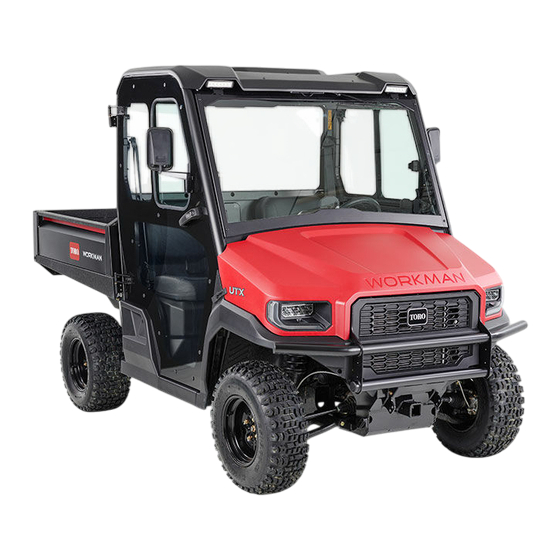 Toro Workman UTX Instrucciones De Instalación