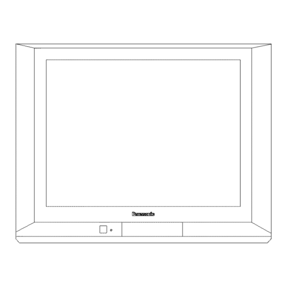 Panasonic CT-20SL15 Instrucciones De Operación