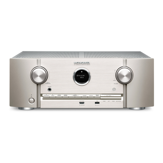 Marantz SR5012 Manual Del Usuario