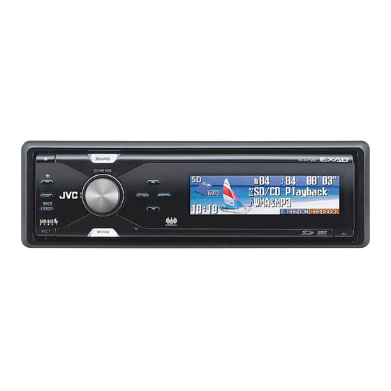 JVC KD-AR7500 Manual De Instalación