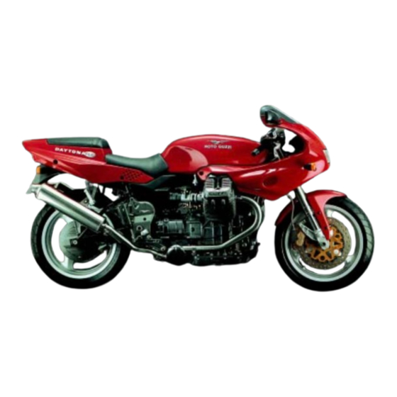 MOTO GUZZI Daytona RS Manual De Instrucciones