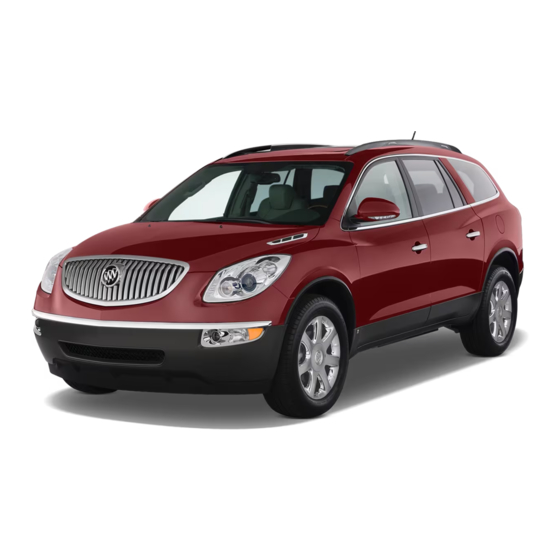 Buick Enclave 2012 Manuales