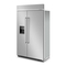 KitchenAid KBSD708MSS - 29.4 Cu. Ft. Manual del frigorífico side-by-side empotrado de 48