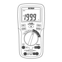 Extech Instruments EX205T Manual Del Usuario