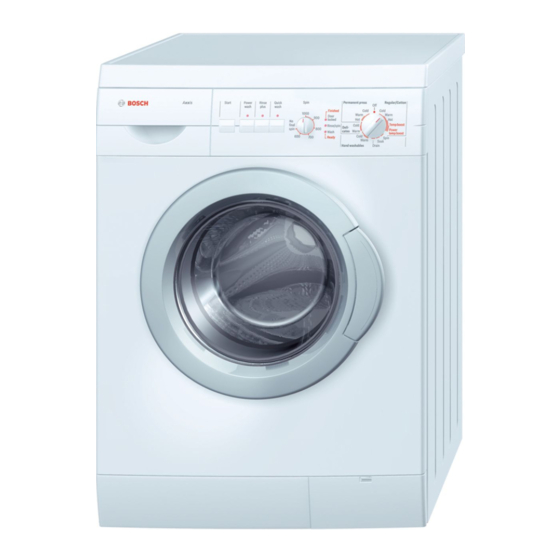Bosch WFL 2090 Manuales