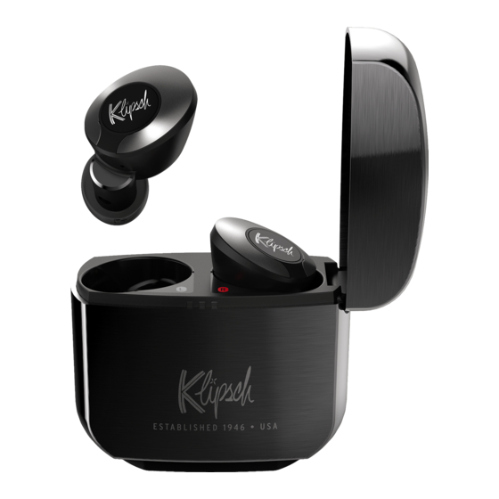 Klipsch T5 II True Wireless Manual Del Usuario