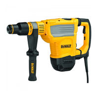 DeWalt SDS MAX Manual De Instrucciones