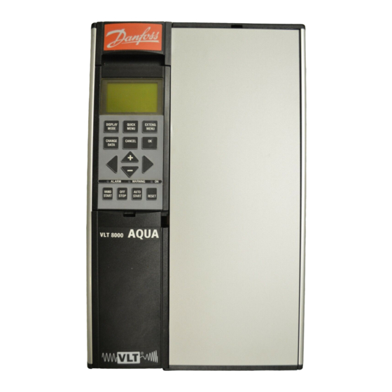 Danfoss VLT 8000 AQUA Serie Manual De Funcionamiento