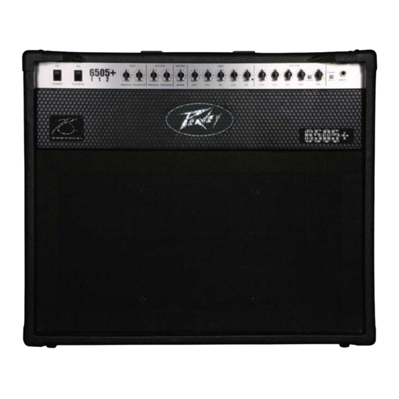 Peavey 6505+ 112 Combo Manuales