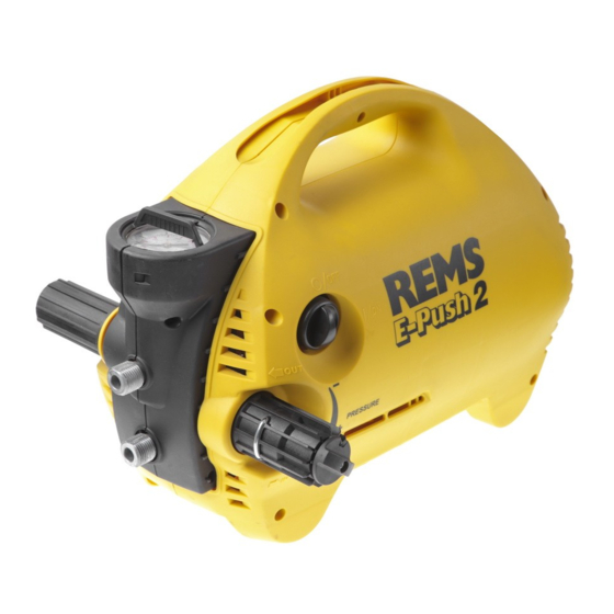 REMS E-Push 2 Instrucciones De Servicio