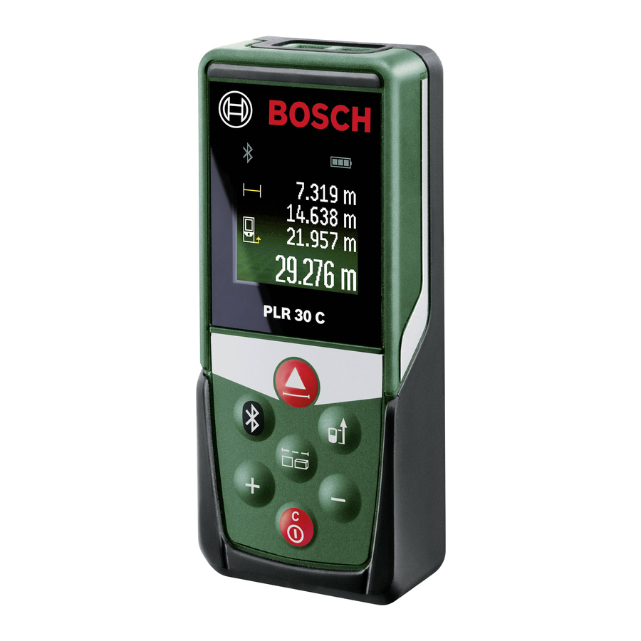 Bosch PLR 30 C Manuales