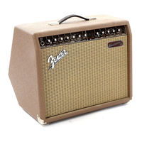 Fender ACOUSTASONIC 30 DSP Instrucciones De Funcionamiento