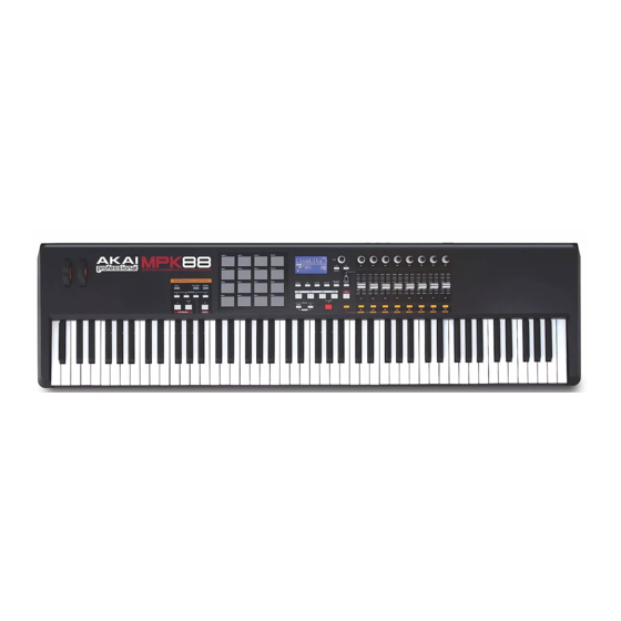 Akai Professional MPK61 Guia De Inicio Rapido