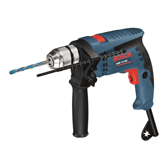 Bosch GSB 13 RE Professional Manual De Instrucciones