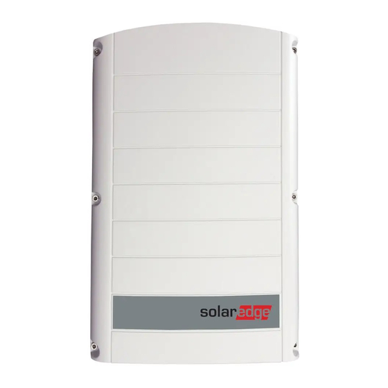 SolarEdge SE10K SETAPP Manuales