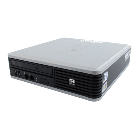 HP Compaq dc7800 Guía De Hardware