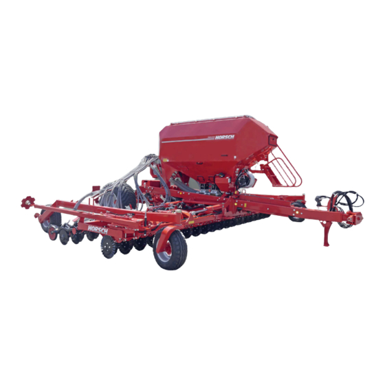 horsch Pronto 6 NT Instrucciones De Servicio