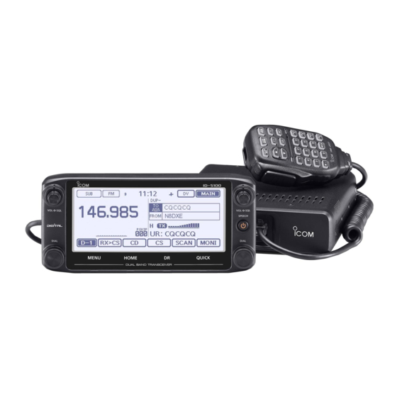 Icom ID-5100A Manual De Actualización