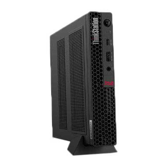 Lenovo ThinkStatio P340 Tini Guía De Configuración