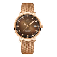 Carl F. Bucherer HERITAGE CHRONOMETER CELEBRATION Instrucciones