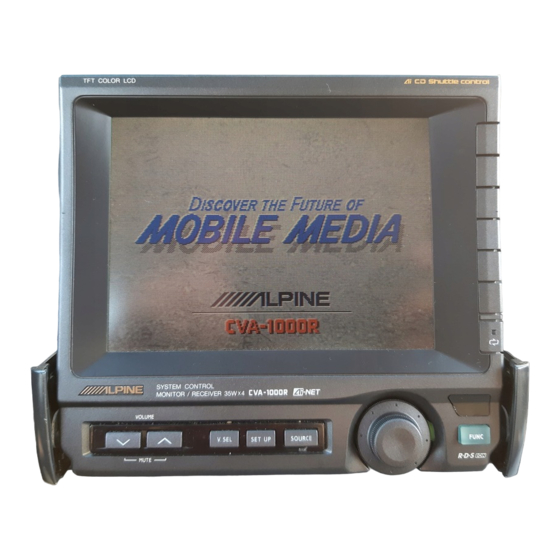 Alpine CVA-1000R Guia De Instalacion