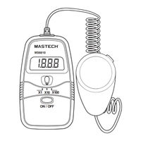 Mgl MASTECH MS6610 Guia De Inicio Rapido