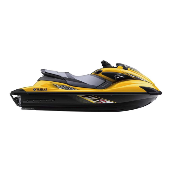 Yamaha FZR WaveRunner 2013 Manual Del Propietário