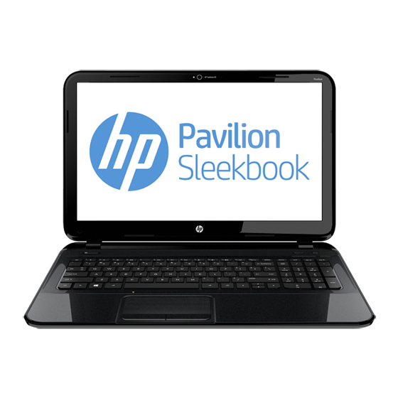 HP Pavilion Sleekbook 15z-b000 Manuales