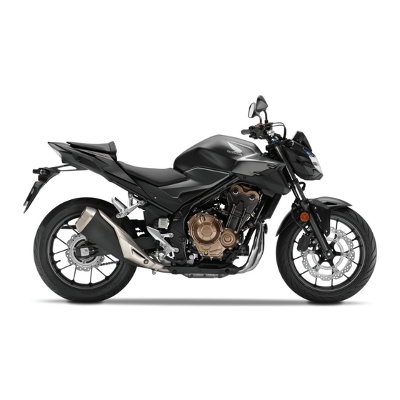Honda CB500F 2020 Manual Del Propietário
