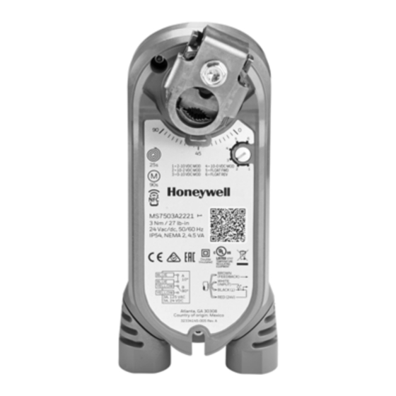 Honeywell MS7103 Serie Instrucciones De Instalación