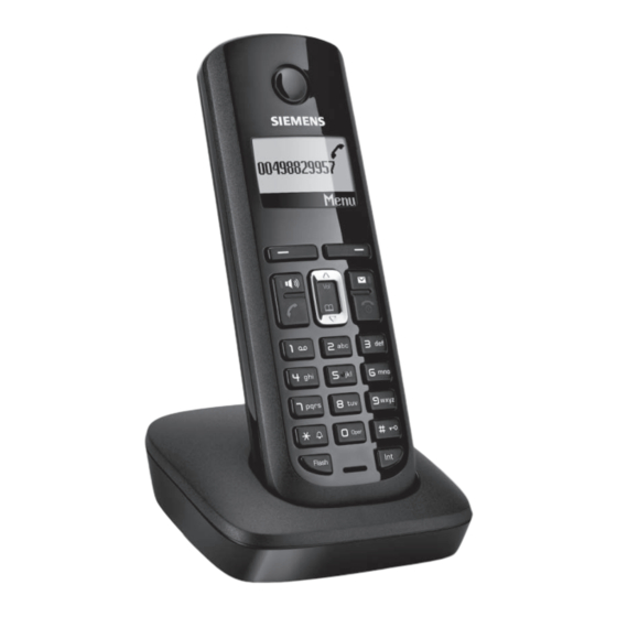 Siemens Gigaset A58H Manual Del Usuario