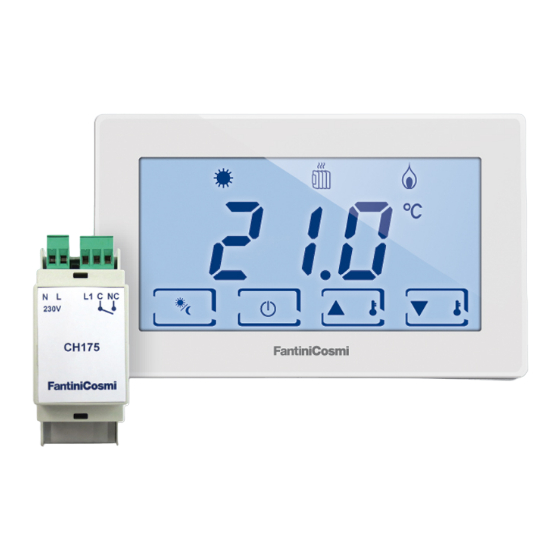 Fantini Cosmi Intellicomfort + CH180RF Manual De Configuración