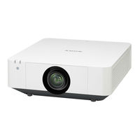 Sony VPL-FWZ65 Manual De Referencia